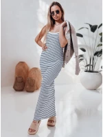 SUMMER LOVE one size maxi šaty bílo-modré FashionStreet EY2611