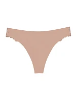 PRETTY MICRO – String: lehká tanga z mikrovlákna s krajkou Triumph