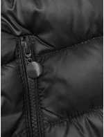 Černá dámská prošívaná zimní bunda s kapucí (YP-22075-1) Černá dámská prošívaná zimní bunda s kapucí (YP-22075-1)