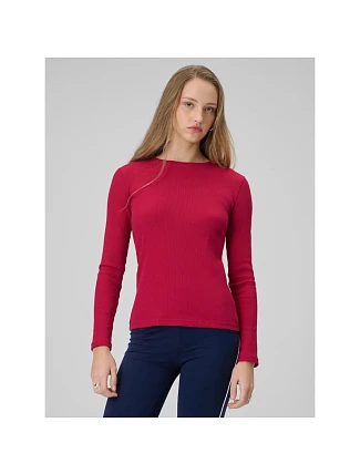 Dámský žebrovaný úplet slim fit longsleeve 4F 4FRAW25TLONF656-53S dámské Dámský žebrovaný úplet slim fit longsleeve 4F 4FRAW25TLONF656-53S dámské