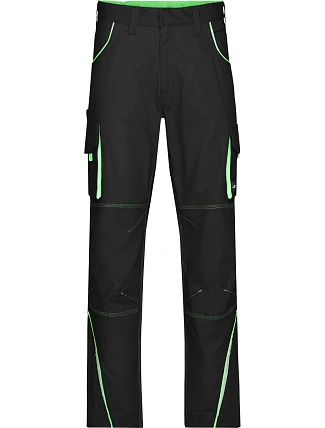 Daiber JN 847 (62) Pracovní kalhoty - Color 02.847X black/lime green