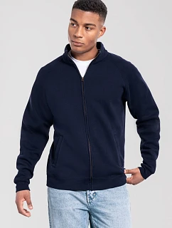 Fruit of the Loom Iconic Premium Sweat Jacket Mikina z těžké bavlny 16.2290 deep navy