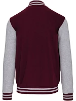 Kariban K 497 Unisex college bunda "Teddy" 20.K497 wine/oxford grey Kariban K 497 Unisex college bunda "Teddy" 20.K497 wine/oxford grey