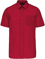 Kariban K 551 Popelínová košile "Ace" s krátkým rukávem 20.K551 classic red Kariban K 551 Popelínová košile "Ace" s krátkým rukávem 20.K551 classic red