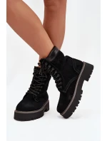 Dámské semišové workery Big Star – černé