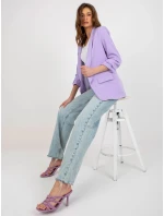 Dámské sako DHJ MA 7684.15P Světle fialová - FPrice Dámské sako DHJ MA 7684.15P Světle fialová - FPrice