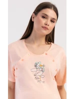 Dámská noční košile mateřská Čáp s kloboukem