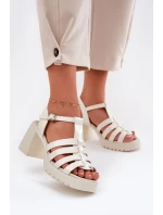 Sandály na podpatku  model 212575 Step in style