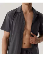 Atlantic BNMP-003 pyžamo kr/r S-2XL pánské pyžamo na zip Atlantic BNMP-003 pyžamo kr/r S-2XL pánské pyžamo na zip