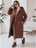 Dámská zimní bunda LIKEMIRA prošívaná hnědá FashionStreet TY4927 Dámská zimní bunda LIKEMIRA prošívaná hnědá FashionStreet TY4927