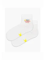 Gatta ponožky 244.59N, G44.59N Cottoline Pružinové vzorované 33-35