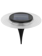 SOLÁRNÍ DISKOVÉ SVĚTLO 28 LED PRO MONTÁŽ NA ZEM NEBO NA STĚNU