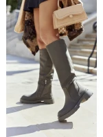 Dámské Kozačky Khaki Whats Going On