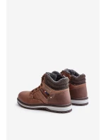 Zateplené pánské kotníkové boty McBraun hnědé