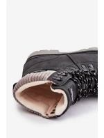 Zateplené dámské kotníkové boty Lee Cooper černé LCJ-24-03-3043