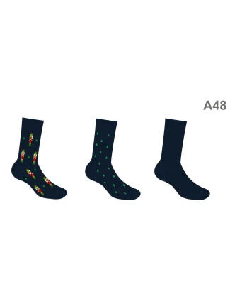 Pánské ponožky A48 (trojbalení) - Cornette Pánské ponožky A48 (trojbalení) - Cornette