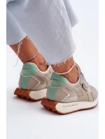 Dámské tenisky na platformě Memory Foam Big Star Platform Beige