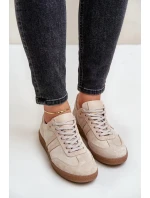 Zazoo N1068 Semišové Nízké Dámské Tenisky Béžové Zazoo N1068 Semišové Nízké Dámské Tenisky Béžové