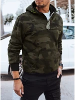 Pánská mikina moro zelená FashionStreet BX5615