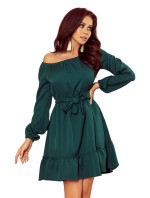 Zelené dámské šaty s volánky model 7789104