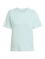 Dámské bavlněné tričko adidas Essentials Small Logo světle modrá JY4965 Dámské bavlněné tričko adidas Essentials Small Logo světle modrá JY4965