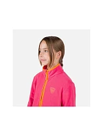 Rossignol Jr Strawpile Fleece Fz mikina růžová Rossignol Jr Strawpile Fleece Fz mikina růžová