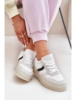 Nízké Dámské Tenisky Na Platformě Bílé Telmira