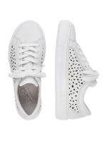Kožená pohodlná obuv Rieker W RKR641 white