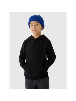 Chlapecká nepruhovaná mikina s kapucí 4F Junior 4FJWMM00TSWSM1292-20S Chlapecká nepruhovaná mikina s kapucí 4F Junior 4FJWMM00TSWSM1292-20S