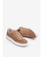 Pánské semišové sportovní boty Zazoo 1544 béžové