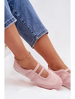 Sportovní dámské baleríny růžové - Farvessa