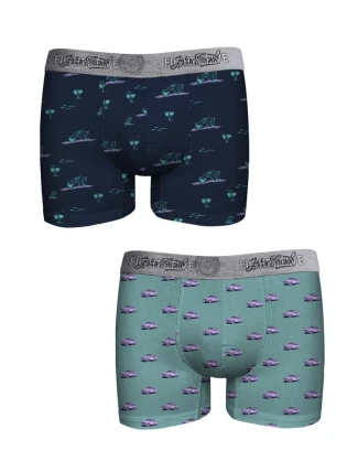 Pánské boxerky John Frank JF2BEF38 2pack Pánské boxerky John Frank JF2BEF38 2pack