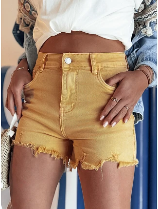 Dámské šortky SUNYLOOK žluté FashionStreet SY0370 Dámské šortky SUNYLOOK žluté FashionStreet SY0370