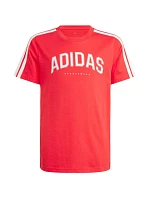 Adidas Codes Dětské tričko Collegiate Graphic red JI6673