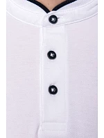 Kariban K 223 Pánské polo s mao límcem 20.K223 white/navy Kariban K 223 Pánské polo s mao límcem 20.K223 white/navy