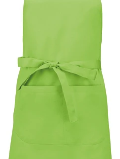 Kariban K 885 Zástěra s laclem 20.K885 lime