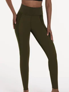 sport. kompres. kalhoty kompresivní 1687 dark olive - Active
