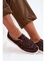 Sneakersy z veluru Vinceza 95400 Čokoládové