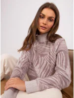 Jumper AT SW 2357.96 světle fialová Jumper AT SW 2357.96 světle fialová