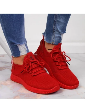 Dámská sportovní obuv EVE268B / 21TX02 Červená - NEWS Dámská sportovní obuv EVE268B / 21TX02 Červená - NEWS