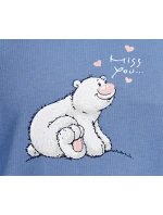 Dětské pyžamo dlouhé Méďa a tučňák