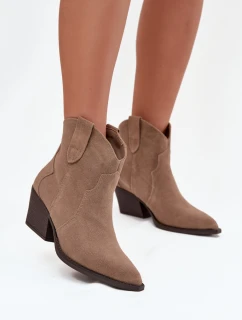 Boty na podpatku  model 219127 Step in style