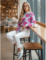 SWEET BUNNY dámský svetr modrý FashionStreet MY2282