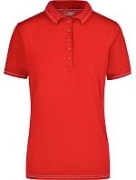Daiber JN 568 Dámské žerzejové elastické polo 02.0568 red/white Daiber JN 568 Dámské žerzejové elastické polo 02.0568 red/white