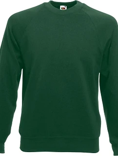 Fruit of the Loom Classic Raglan Sweat Raglánová mikina 16.2216 bottle green