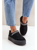 Sněhule S Dekorativním Vyšíváním Černé Selithria Sněhule S Dekorativním Vyšíváním Černé Selithria