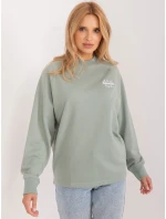 Mikina D10088BC02656A pistácie