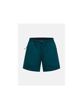 Dámské šortky PEAK PERFORMANCE W Outdoor Cargo Shorts, zelené Dámské šortky PEAK PERFORMANCE W Outdoor Cargo Shorts, zelené
