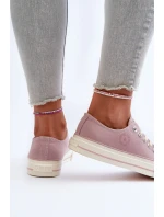 Nízké dámské tenisky Big Star NN274270 Růžové