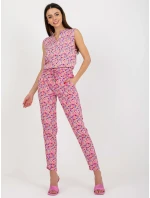 Dámské kalhoty D73770M61869J růžové - FPrice Dámské kalhoty D73770M61869J růžové - FPrice